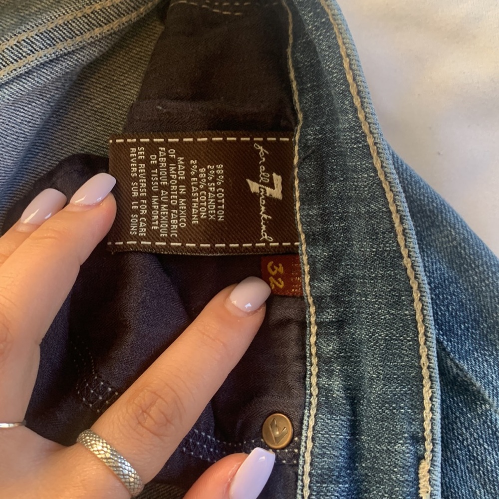 7 for all mankind Womens Roxanne Skinny Jeans, Size 32 - Picture 3 of 4